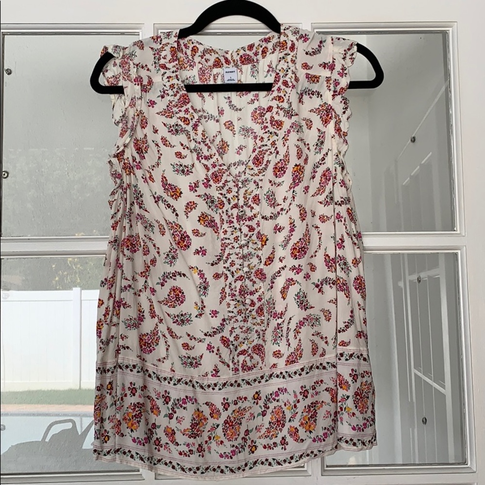 Old Navy floral blouse